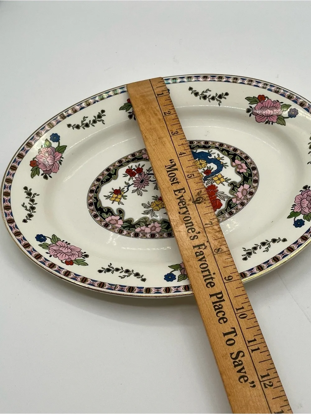 Antique J&Meakin England Oval Serving Platter 14”